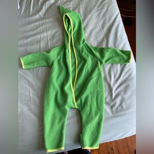 Zutano Green Fleece Suit 9m